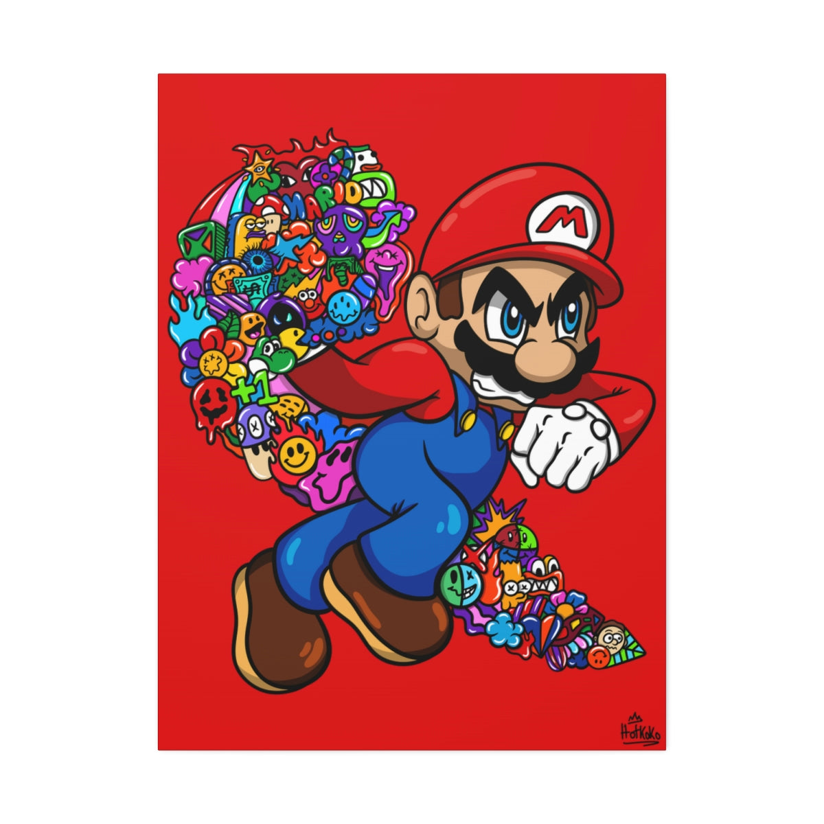 Super Mario Doodle Artwork