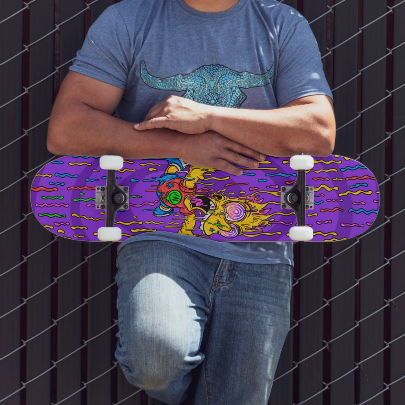 Bart Simpsons Drippy Skateboard