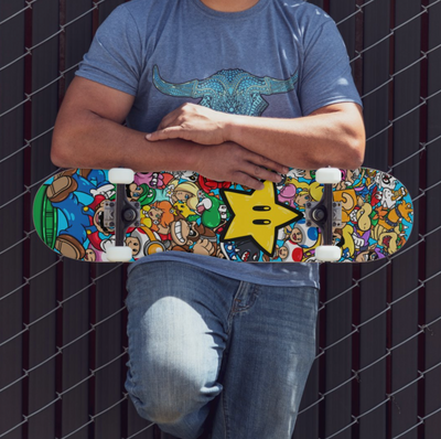 Mario Party Skateboard