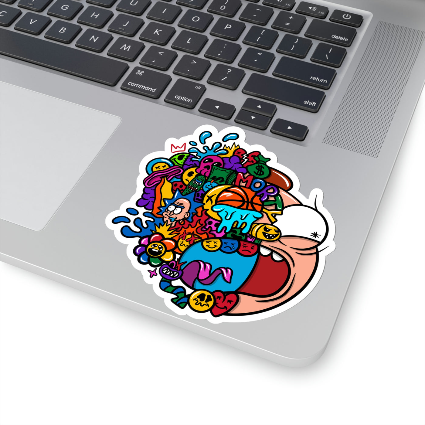 Morty Doodle Art Sticker