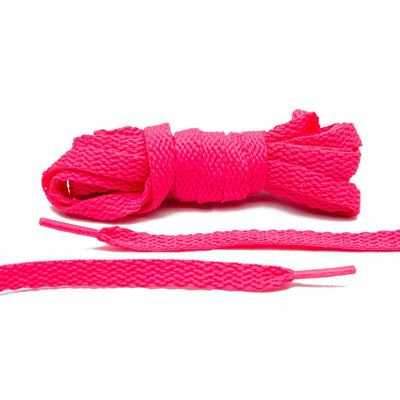 Neon Pink Shoe Laces - HotKokosArt