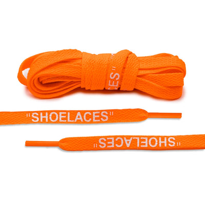 Neon Orange Off-White Style "Shoelaces" - HotKokosArt
