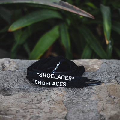 Black Off-White Style "Shoelaces" - HotKokosArt