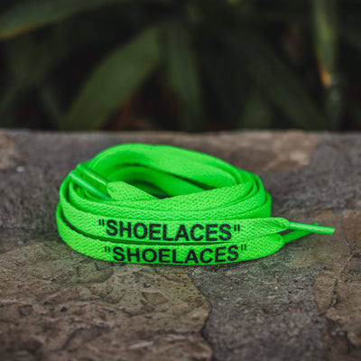 Neon Green Off-White Style "Shoelaces" - HotKokosArt